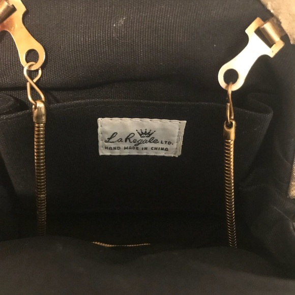Vintage La Regale Gold Evening Purse / Clutch - Picture 3 of 3